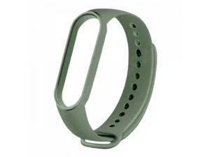 Armádně zelený jednobarevný náramek pro Mi Band