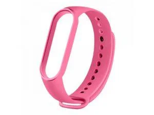 Růžový jednobarevný náramek pro Mi Band